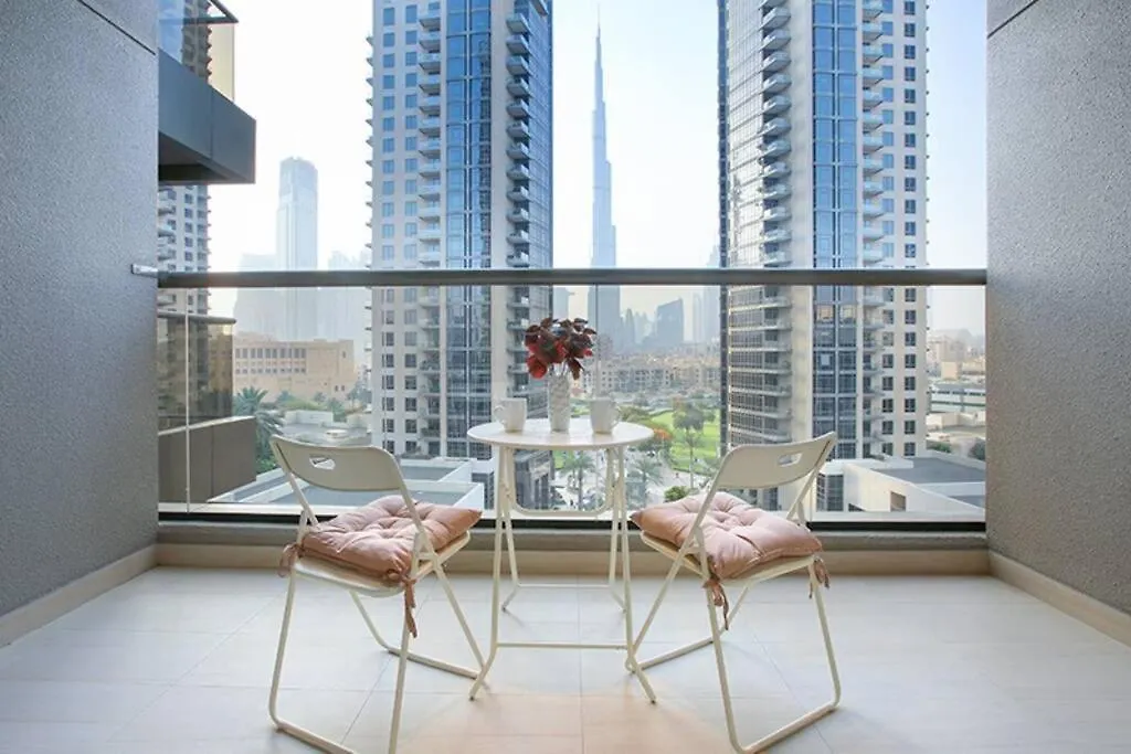 דירות דובאי Amazing Studio In Downtown With Burj Khalifa View
